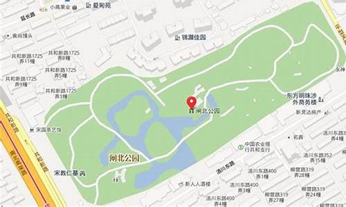 闸北公园附近地图_闸北公园附近地图位置