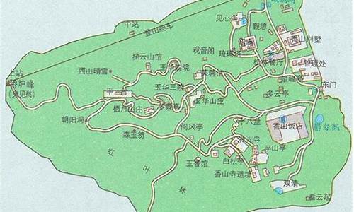 北京香山公园 地图_北京香山公园地图高清版